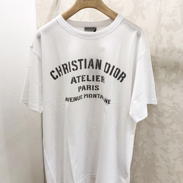 디올 아뜰리에 로고 티셔츠